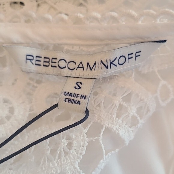 Rebecca Minkoff Lace Jade Top Size S - Picture 7 of 10